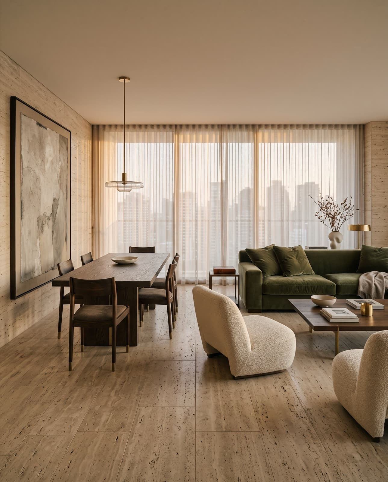 Luxury open-plan redesign