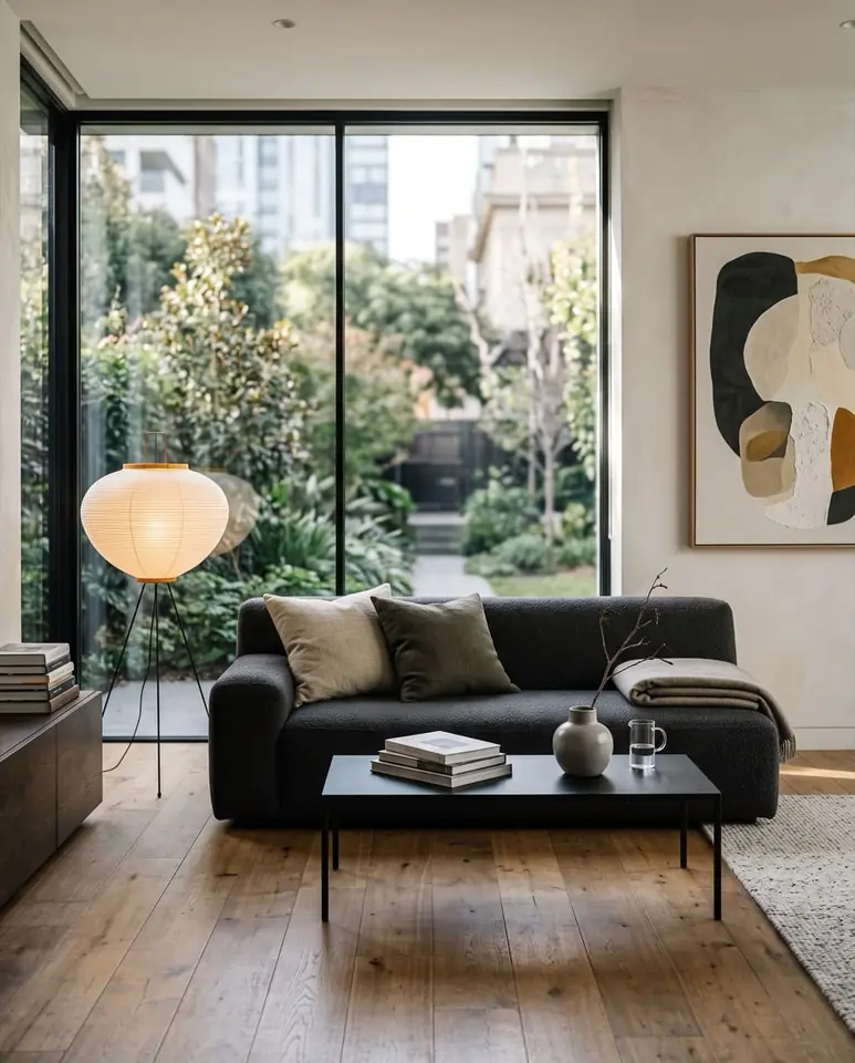 Modern living room redesign