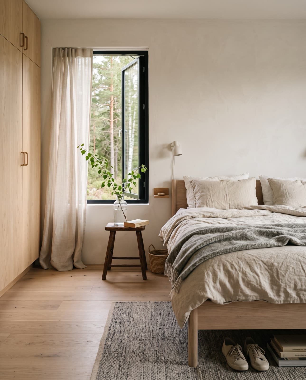 Scandinavian bedroom redesign